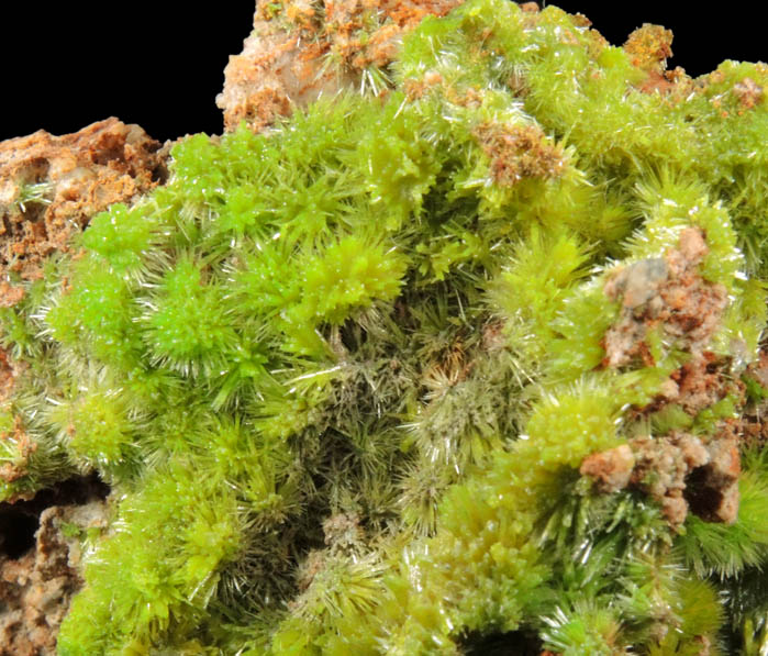 Pyromorphite from San Salvin Mine (Chaillac Mines?), Indre, Centre-Val de Loire, France