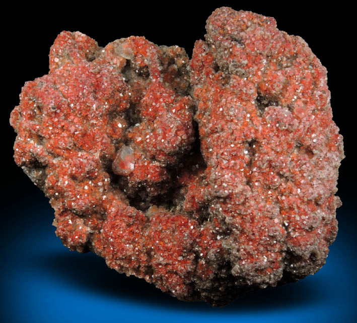 Calcite with Cinnabar inclusions from Santa Eulalia District, Aquiles Serdán, Chihuahua, Mexico