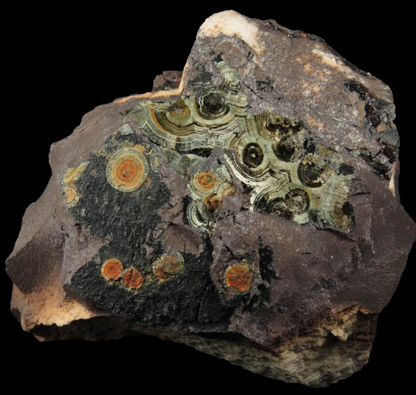 Kidwellite, Beraunite, Cacoxenite, Goethite from Coon Creek Mine, Polk County, Arkansas