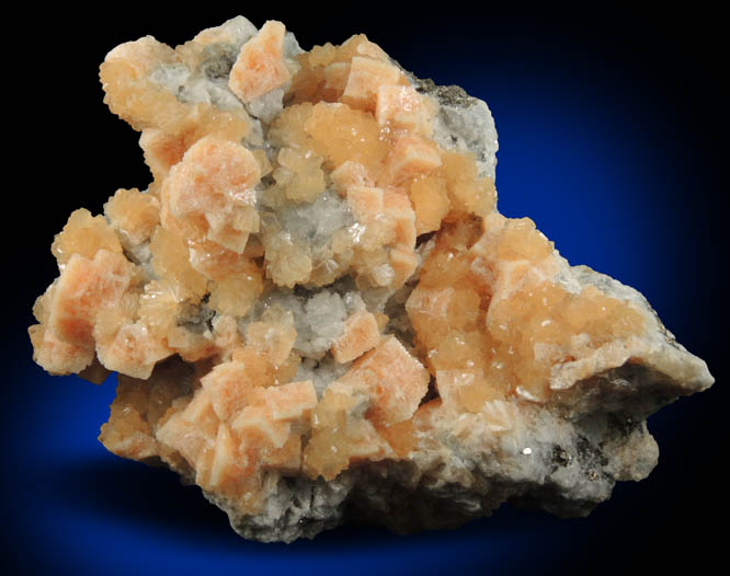 Gmelinite over Chabazite with Stellerite from Sokolovskiy Mine, Rudnyy, Kustanay Oblast, Kazakhstan