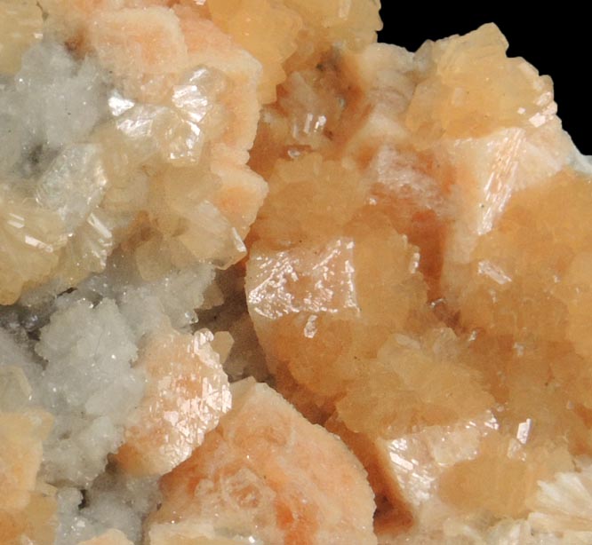 Gmelinite over Chabazite with Stellerite from Sokolovskiy Mine, Rudnyy, Kustanay Oblast, Kazakhstan