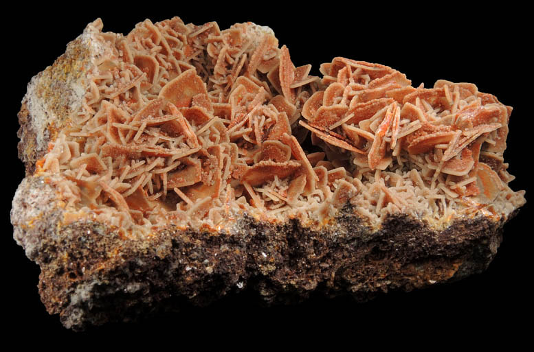 Wulfenite coated with Quartz from Jianshan Mine, Kuruktag Mountains, 300 km southeast of rmqi, Shanshan County, Xinjiang Uygur Region, China