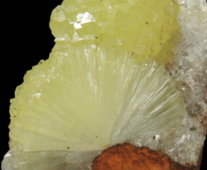 Adamite from Mina Ojuela, Mapimi, Durango, Mexico