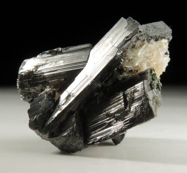 Enargite with Pyrite and Quartz from Butte District, Summit Valley, Silver Bow County, Montana