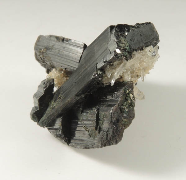 Enargite with Pyrite and Quartz from Butte District, Summit Valley, Silver Bow County, Montana