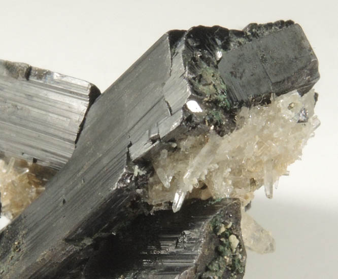 Enargite with Pyrite and Quartz from Butte District, Summit Valley, Silver Bow County, Montana