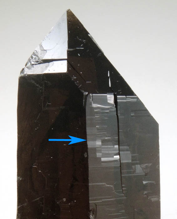 Quartz var. Smoky Quartz from Moat Mountain, west of North Conway, Carroll County, New Hampshire