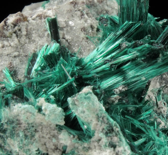 Brochantite from Milpillas Mine, Cuitaca, Sonora, Mexico