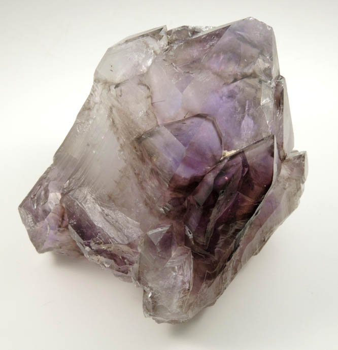 Quartz var. Smoky-Amethyst Quartz from Intergalactic Pit, Deer Hill, Stowe, Oxford County, Maine