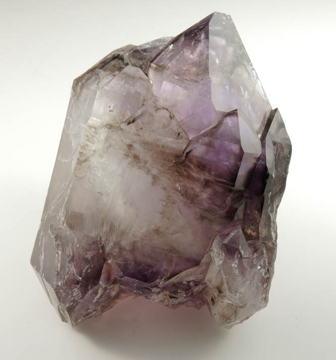 Quartz var. Smoky-Amethyst Quartz from Intergalactic Pit, Deer Hill, Stowe, Oxford County, Maine