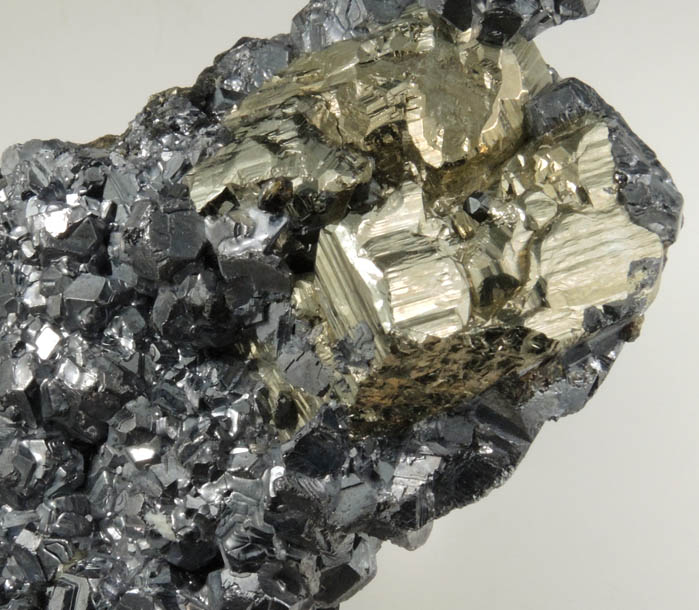 Galena, Pyrite, Sphalerite, Quartz from Huaron District, Cerro de Pasco Province, Pasco Department, Peru