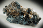 Lazulite, Siderite, Quartz from Rapid Creek, 70 km northwest of Aklavik, Yukon, Canada