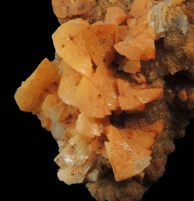 Calcite, Dolomite, Smithsonite from Monte Cristo Mine, Rush Creek District, Marion County, Arkansas