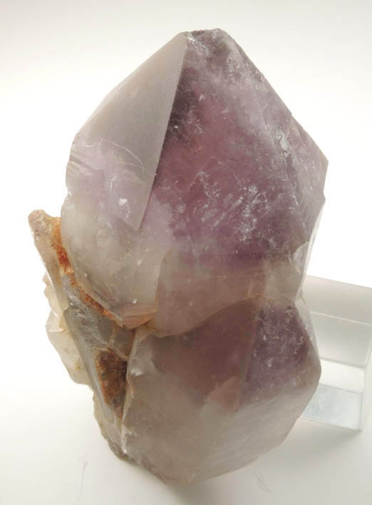 Quartz var. Smoky-Amethyst Quartz from Intergalactic Pit, Deer Hill, Stowe, Oxford County, Maine