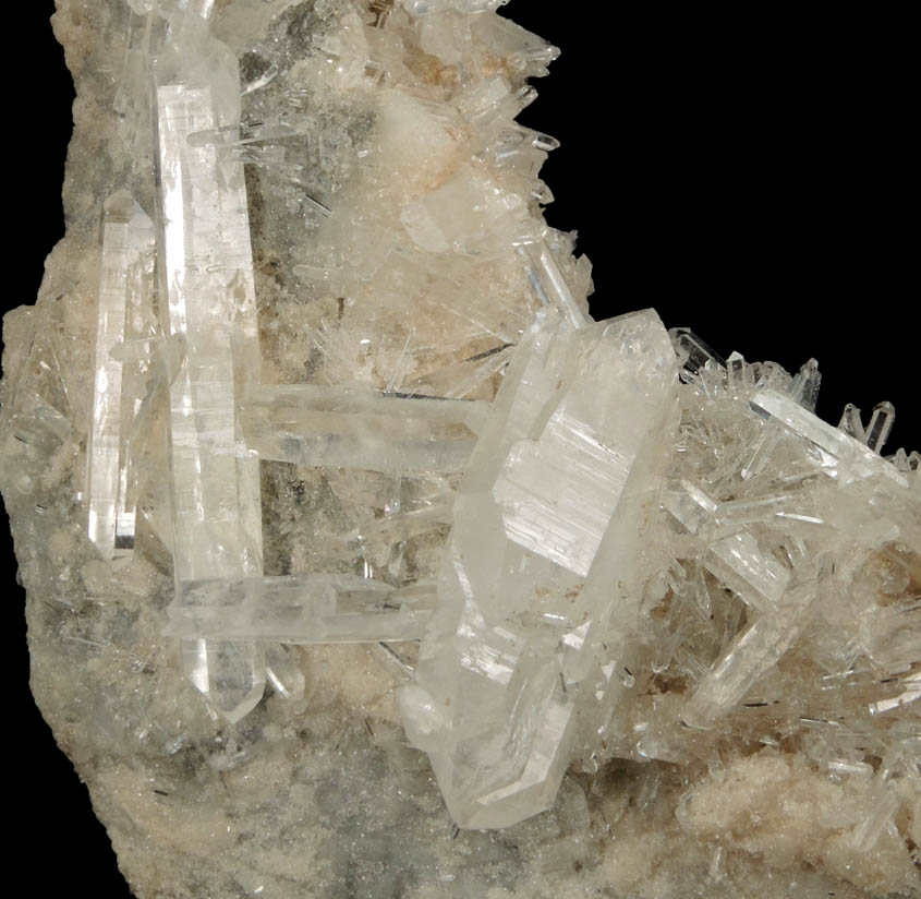 Quartz var. Solution Quartz from Jeffrey Quarry, near North Little Rock, Pulaski County, Arkansas