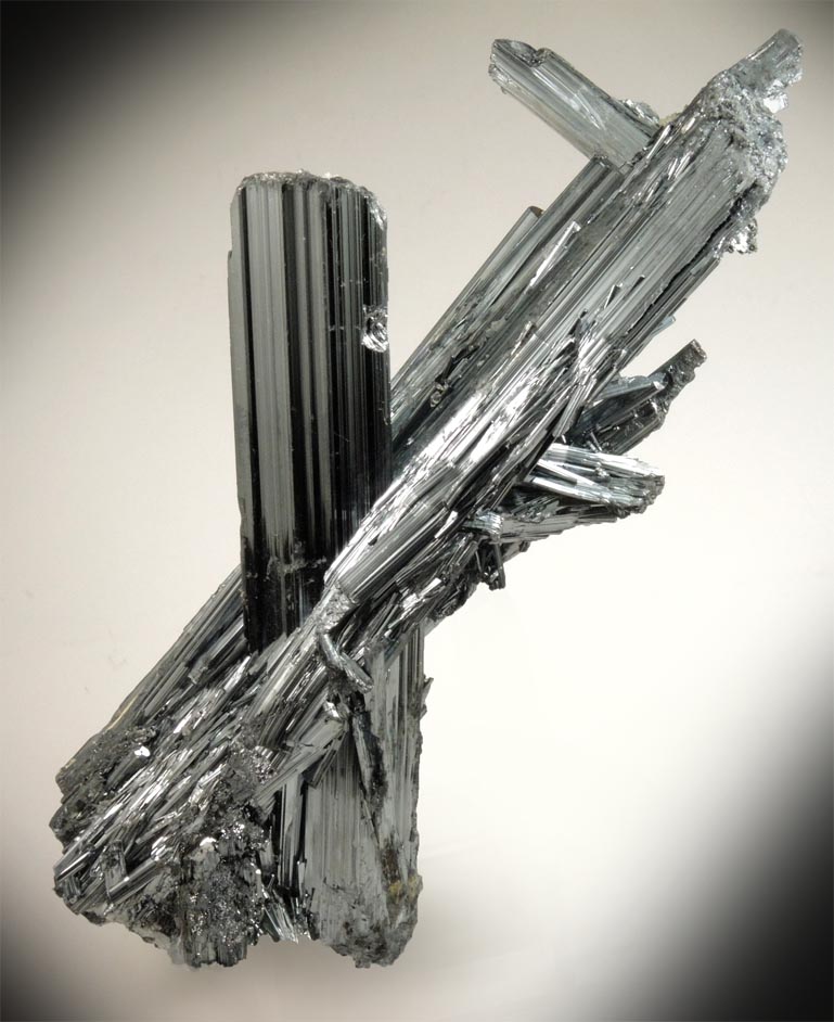 Stibnite from Wuning, Qingjiang, Jiujiang, Jiangxi, China