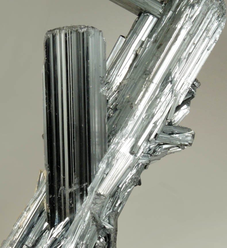 Stibnite from Wuning, Qingjiang, Jiujiang, Jiangxi, China