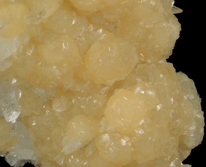 Calcite over Colemanite from Kramer Deposit, Boron, Kern County, California