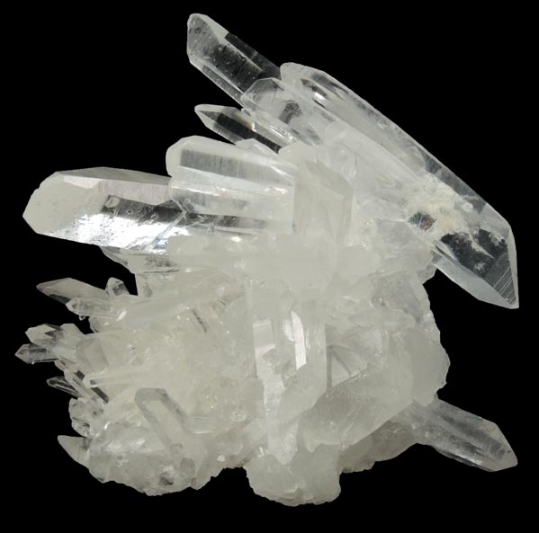 Quartz from Wegner Mines, Collier Creek, 4.4 km south of Mount Ida, Montgomery County, Arkansas