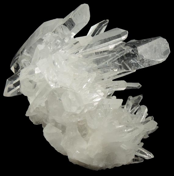 Quartz from Wegner Mines, Collier Creek, 4.4 km south of Mount Ida, Montgomery County, Arkansas