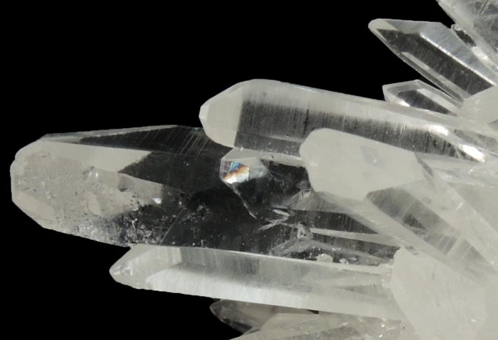 Quartz from Wegner Mines, Collier Creek, 4.4 km south of Mount Ida, Montgomery County, Arkansas