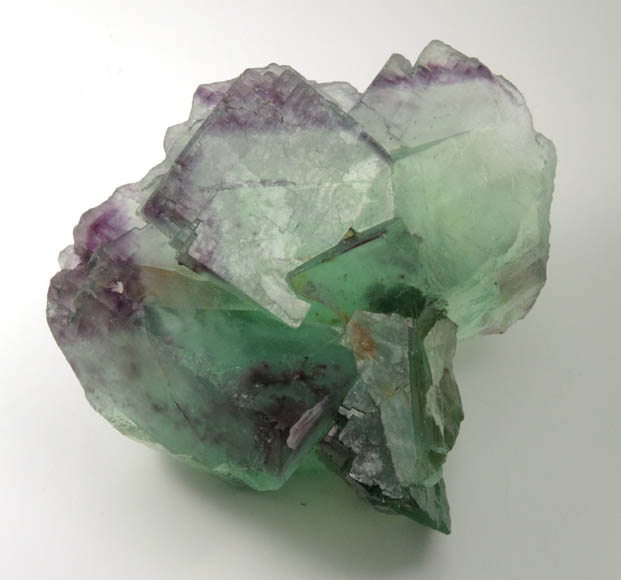 Fluorite (zoned crystals) from Okorusu Mine, 46.5 km north of Otjiwarongo, Otjozondjupa, Namibia