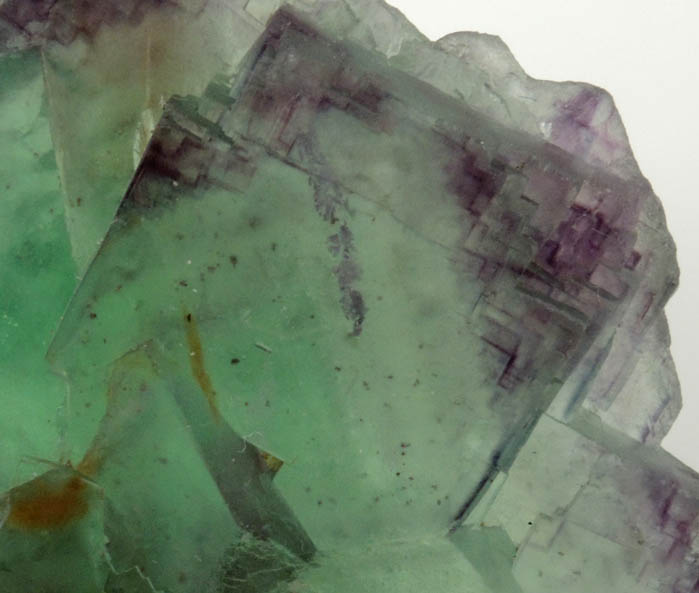 Fluorite (zoned crystals) from Okorusu Mine, 46.5 km north of Otjiwarongo, Otjozondjupa, Namibia