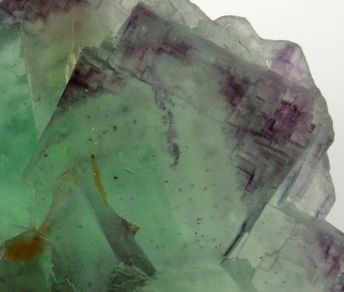 Fluorite (zoned crystals) from Okorusu Mine, 46.5 km north of Otjiwarongo, Otjozondjupa, Namibia