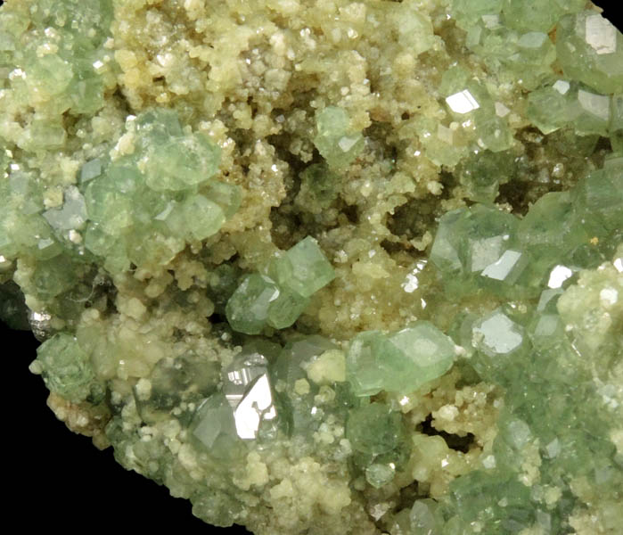 Andradite var. Demantoid Garnet from Antetezambato, Ambanja, Antsiranana Province, Madagascar