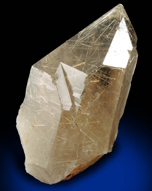 Quartz with Rutile inclusions (Rutilated Quartz) from Novo Horizonte, Bahia, Brazil