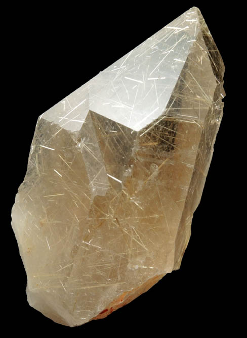 Quartz with Rutile inclusions (Rutilated Quartz) from Novo Horizonte, Bahia, Brazil