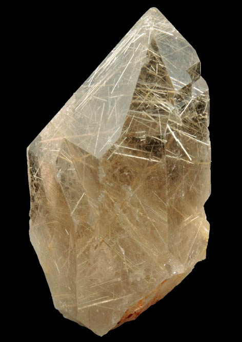 Quartz with Rutile inclusions (Rutilated Quartz) from Novo Horizonte, Bahia, Brazil