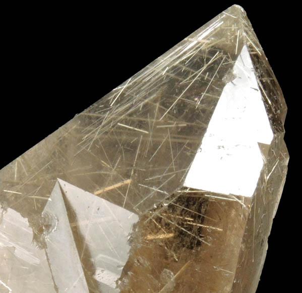 Quartz with Rutile inclusions (Rutilated Quartz) from Novo Horizonte, Bahia, Brazil