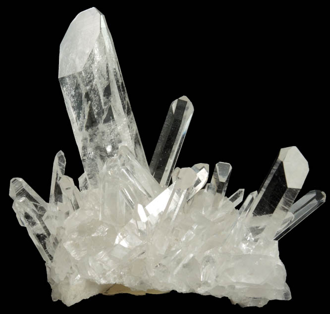 Quartz from Wegner Mines, Collier Creek, 4.4 km south of Mount Ida, Montgomery County, Arkansas