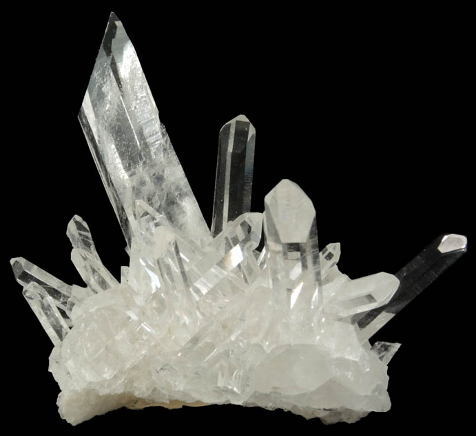 Quartz from Wegner Mines, Collier Creek, 4.4 km south of Mount Ida, Montgomery County, Arkansas