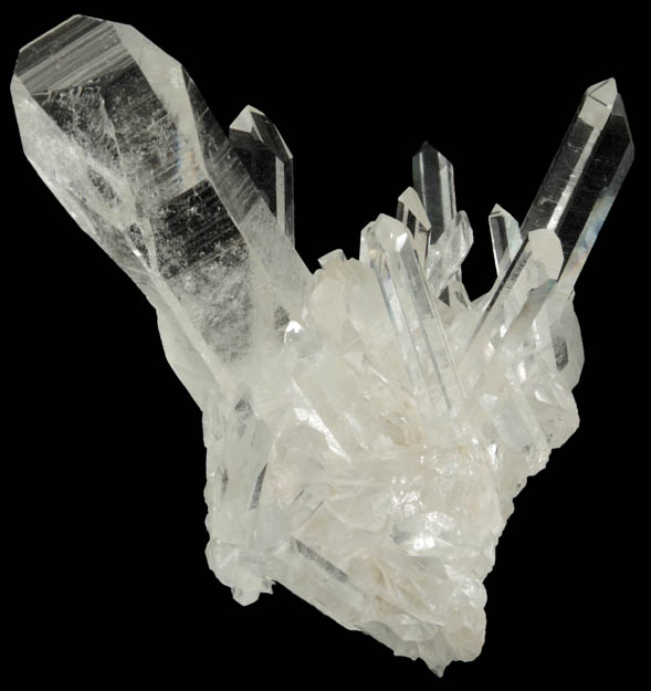 Quartz from Wegner Mines, Collier Creek, 4.4 km south of Mount Ida, Montgomery County, Arkansas