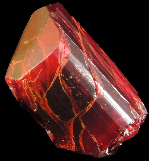 Realgar from Shimen Mine, Hunan, China