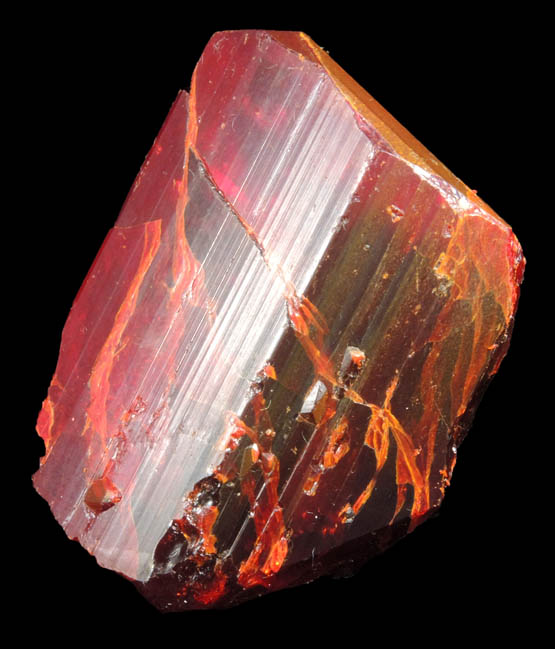 Realgar from Shimen Mine, Hunan, China