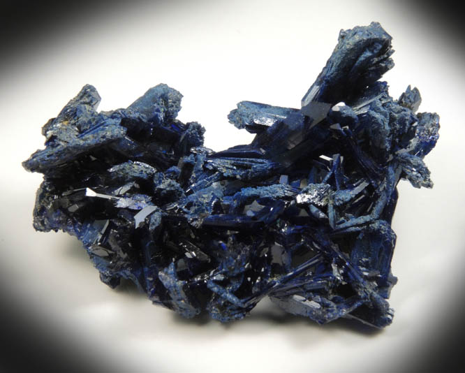 Azurite from Touissit Mine, 21 km SSE of Oujda, Jerada Province, Oriental, Morocco