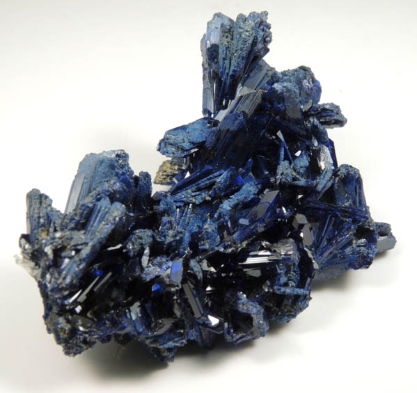 Azurite from Touissit Mine, 21 km SSE of Oujda, Jerada Province, Oriental, Morocco