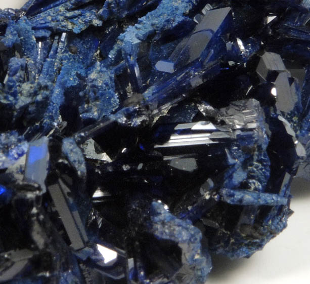 Azurite from Touissit Mine, 21 km SSE of Oujda, Jerada Province, Oriental, Morocco