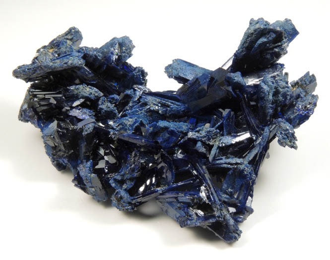 Azurite from Touissit Mine, 21 km SSE of Oujda, Jerada Province, Oriental, Morocco