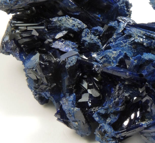 Azurite from Touissit Mine, 21 km SSE of Oujda, Jerada Province, Oriental, Morocco