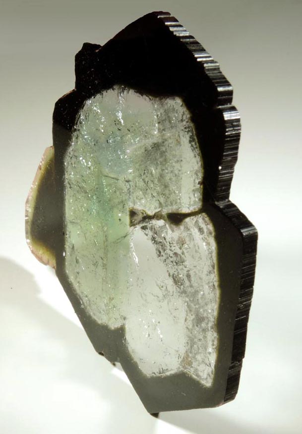 Liddicoatite Tourmaline Slice from Alakamisy Itenina, south of Antsirab, Fianarantsoa, Haute Matsiatra, Madagascar (Type Locality for Liddicoatite)