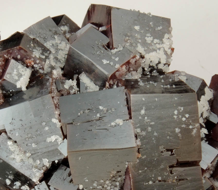 Vanadinite with Calcite from Mibladen, Haute Moulouya Basin, Zeida-Aouli-Mibladen belt, Midelt Province, Morocco