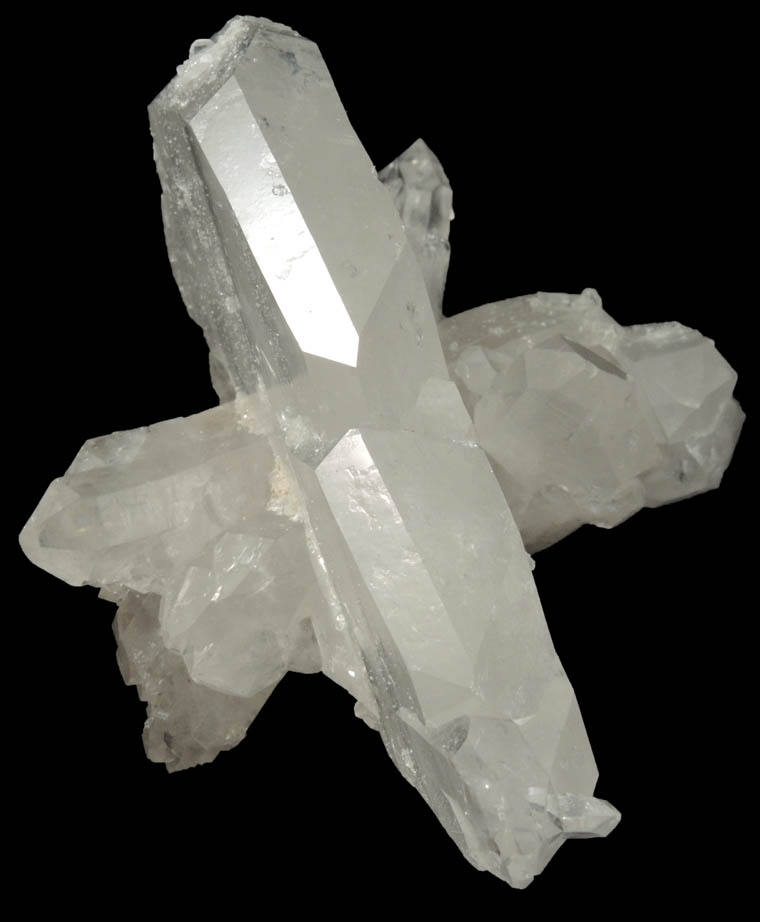 Quartz var. Faden-Habit Quartz from Coleman's Mine, Miller's Mountain, Jessieville, Garland County, Arkansas