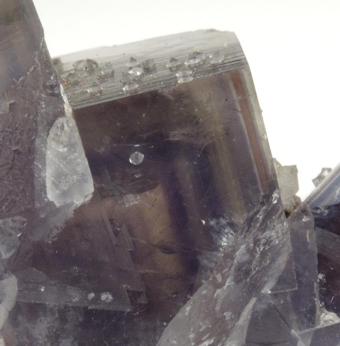 Fluorite with Calcite and Pyrite from Jbel el Hammam, 43 km SW of Mekns, Ait Mimoune, Khmisset, Morocco