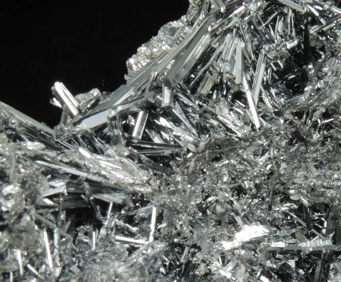 Stibnite with Calcite from Herja Mine (Kisbanya), Baia Mare, Maramures, Romania