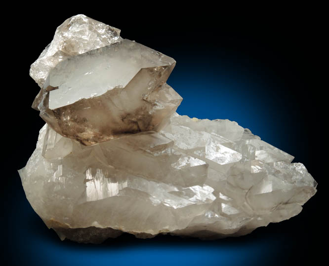 Quartz var. Smoky Quartz from Havey Quarry, Poland, Androscoggin County, Maine