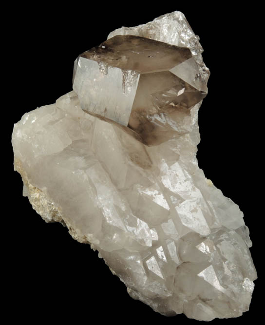 Quartz var. Smoky Quartz from Havey Quarry, Poland, Androscoggin County, Maine